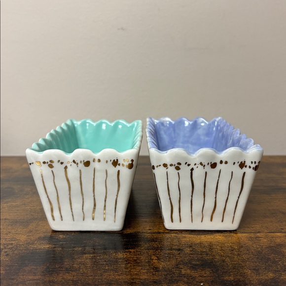 Anthropologie Holiday L'Hiver Mini Loaf Pan Set - Picture 3 of 8